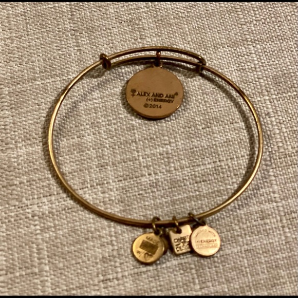 Alex & Ani Sunflower Bangle Bracelet - Picture 2 of 4